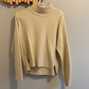 A&F Cozy Cream Turtleneck Sweater